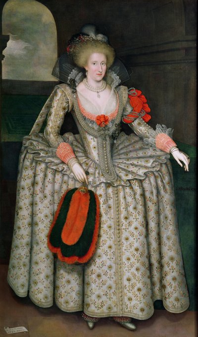 Anne of Denmark by Marcus Gheeraerts